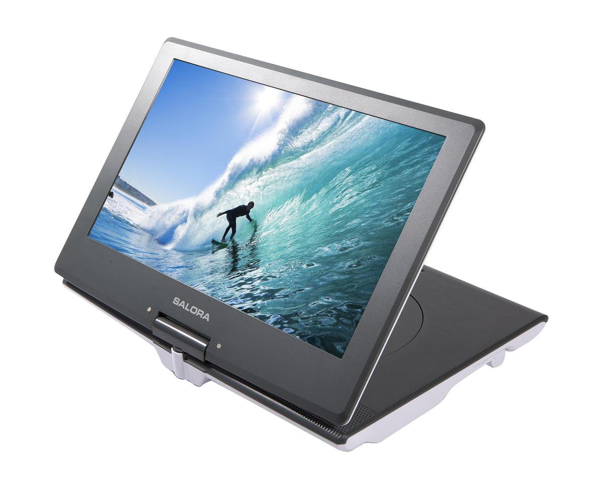 Salora DVP1400 - Portable DVD speler - 14 inch - Swivel - Accu - USB - SD - Accessoires