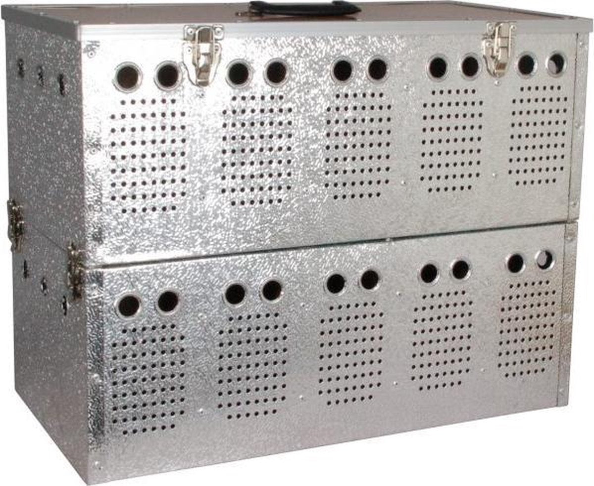 Natural Duivenmand aluminium 10d 59X31X46CM