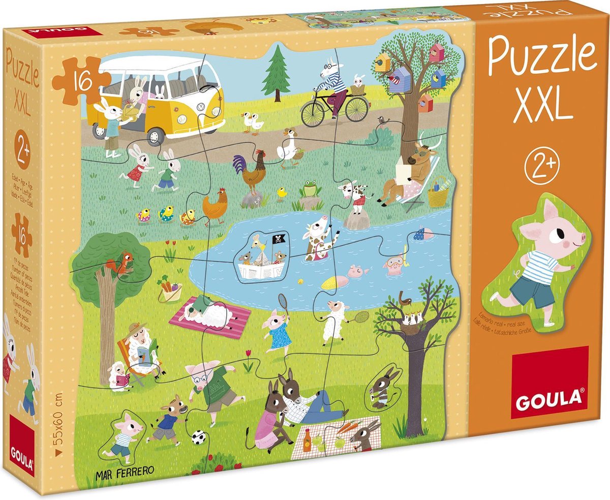 Goula XXL legpuzzel - Naar Buiten