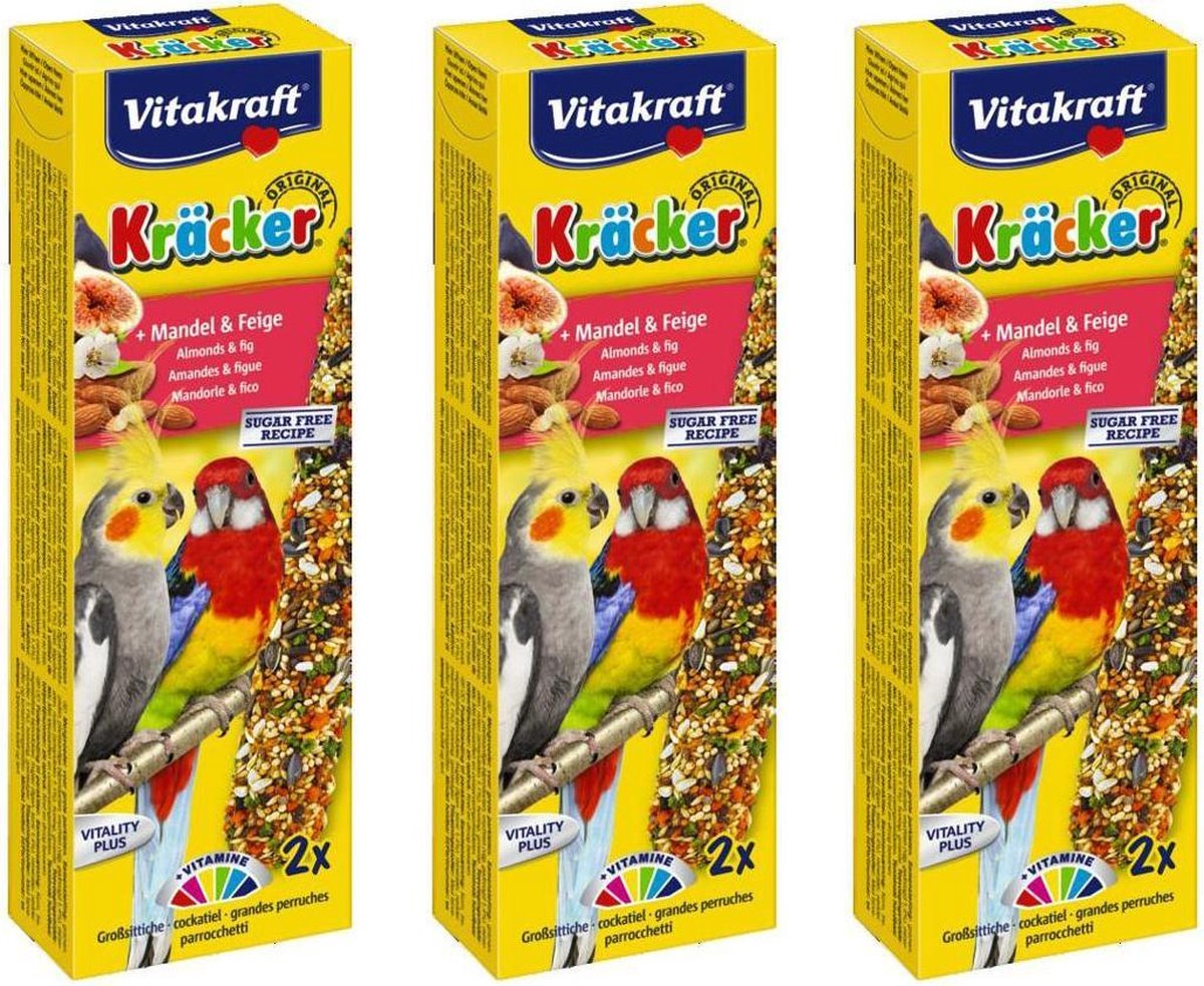 Lekkere Snack voor Valkparkiet Vijg & Amandel Per 3 stuks