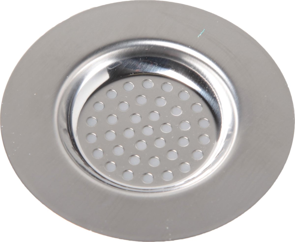 Gootsteenzeef Set2 D4-7cm Rvs