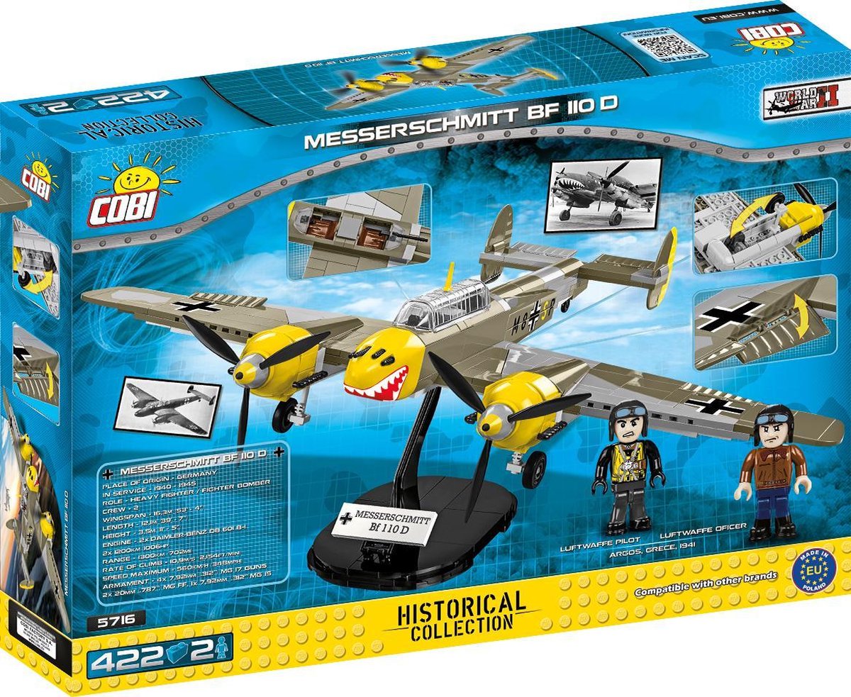 Cobi Bouwset Messerschmitt Bf110b 30