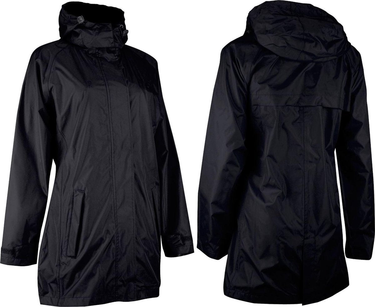 Ralka Deluxe Regenjas - Volwassenen - Dames - Zwart