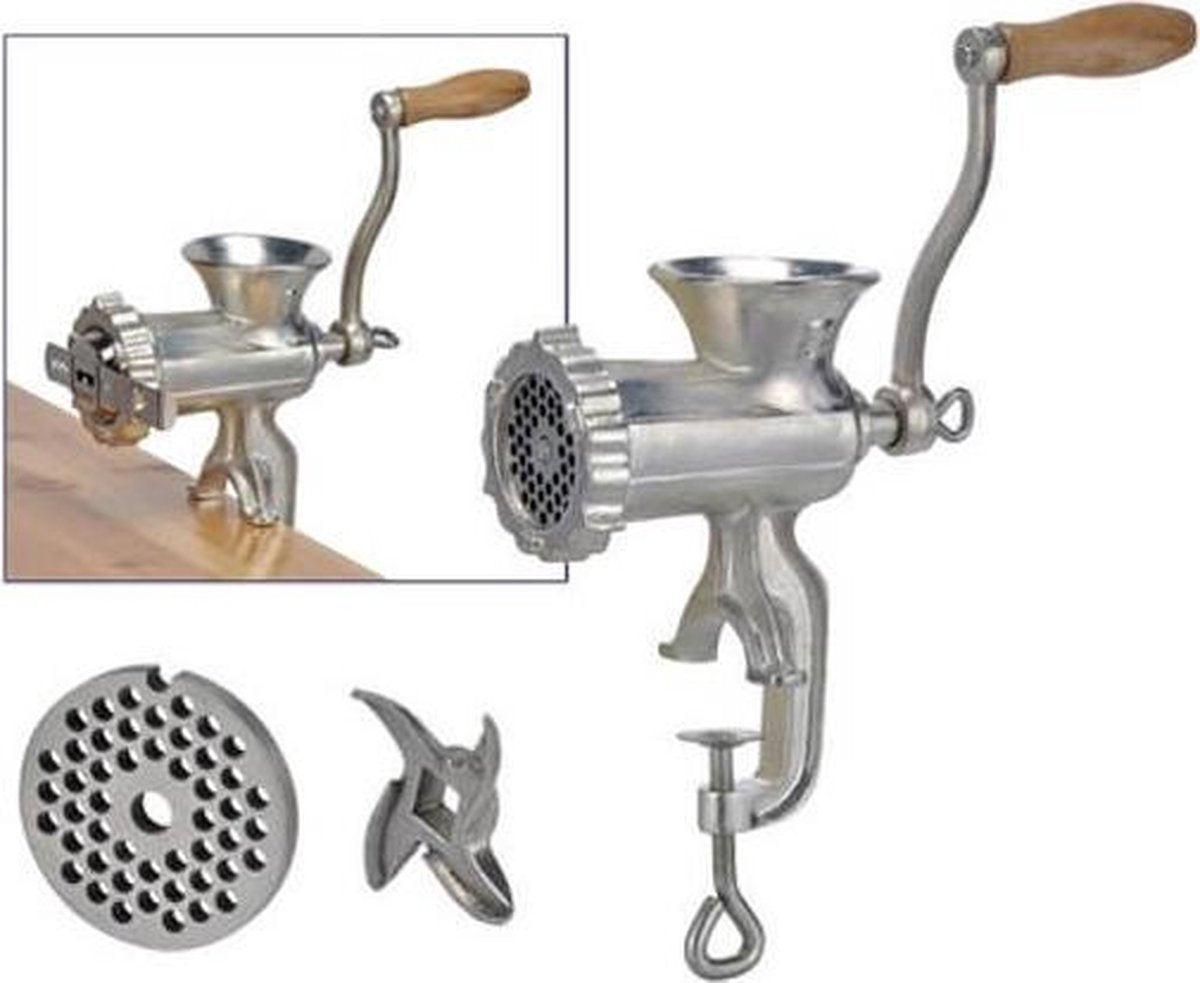 Haushalt 12237 - Gehaktmolen - vleeswolf - RVS - 1.8 kg - maat 8