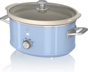 Swan Retro 3.5 L Slowcooker Blauw