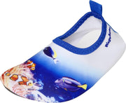 Playshoes - Uv-waterschoenen voor kinderen - Onderwaterwereld - Zeeprint blauw - maat 24-25EU