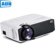 HiddenLeafs Mini Beamer AUN D50s - HD 1280 x 720P - 2900 Lumen - HD 3D Mini Beamer - Mini Led Projector - Home Entertainment - Home cinema