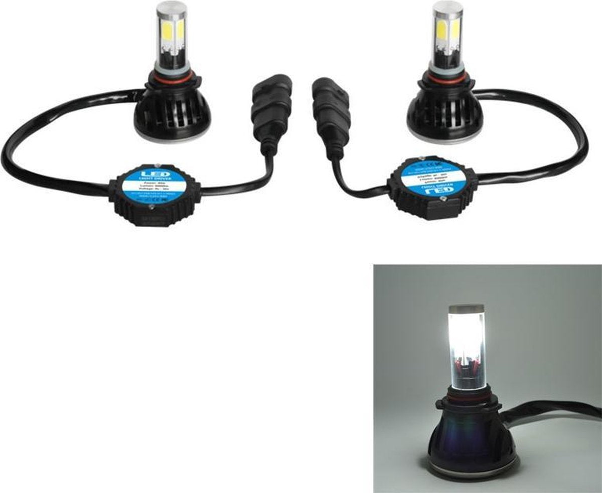 2 PCS 9005-5HL-40W 4000lm / 6000K Auto LEIDENE Koplamp