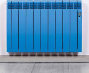 Elektrische Radiator Wifi - Smartcontrol via app Light Blue (RAL) - Energiebesparende functies - Laag verbruik - Realtime consumptie - 13 elementen - 1430 W - Zuinigste Radiator