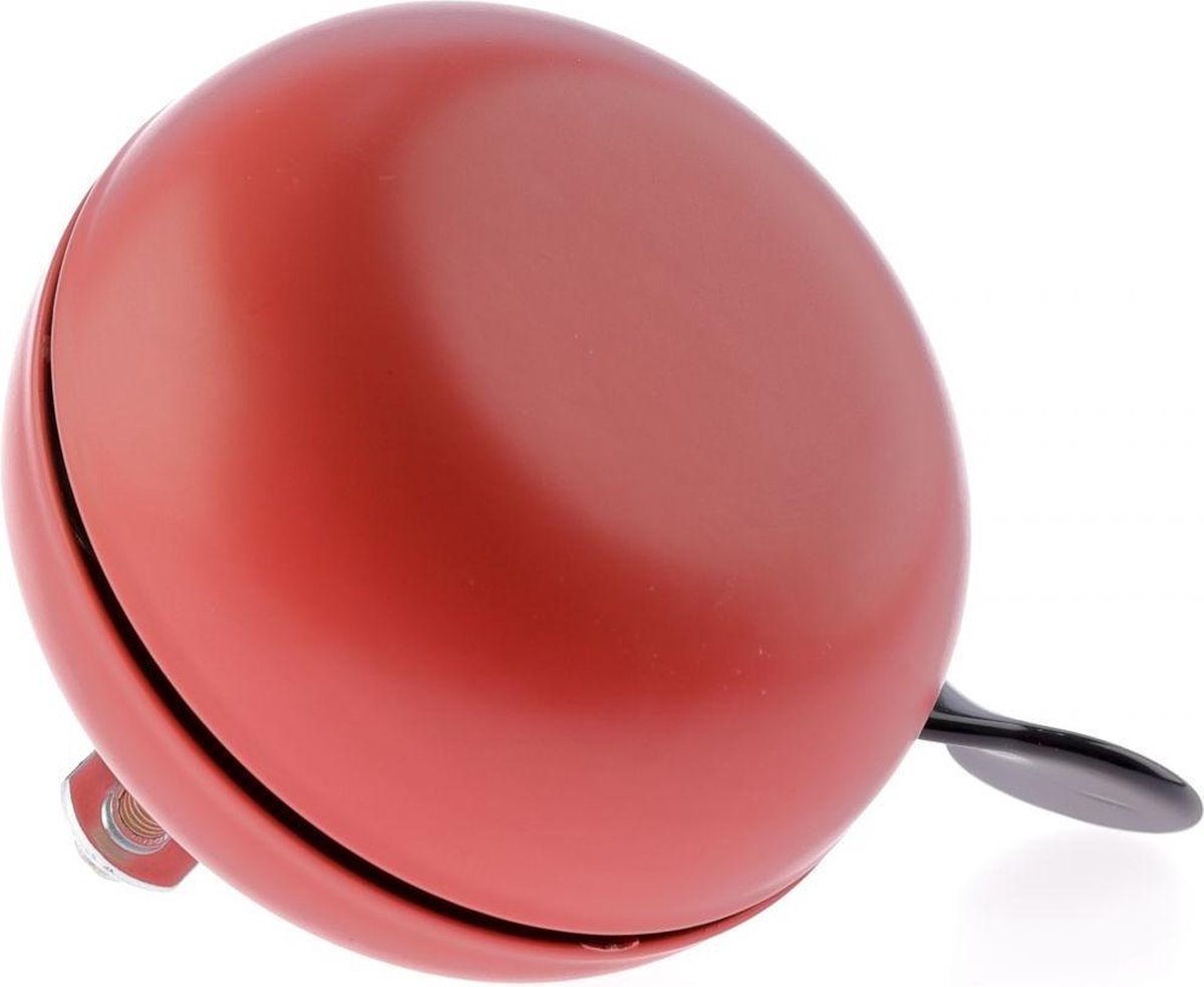 Fietsbel Ding Dong Bourgonje Red 80 mm - mat rood