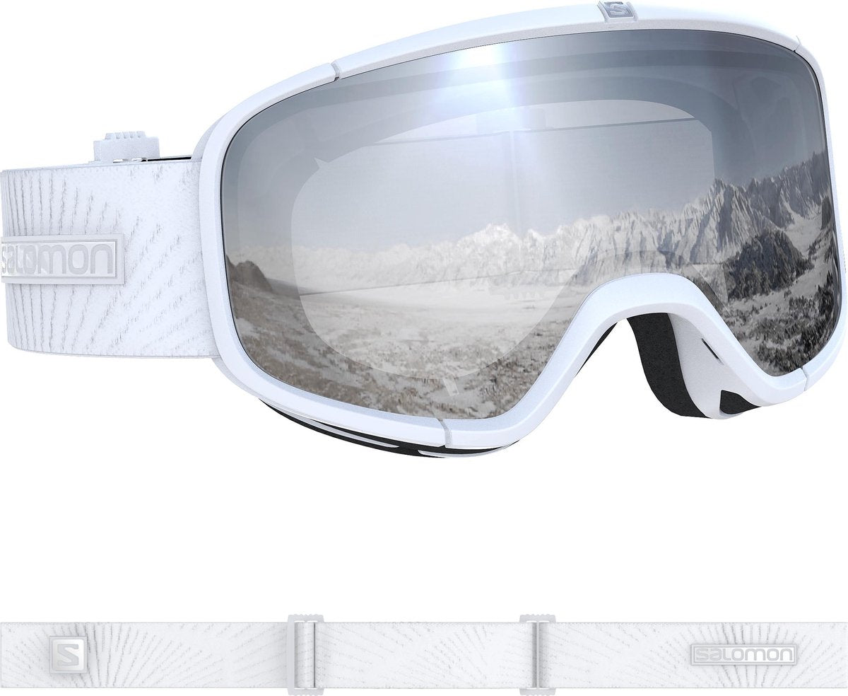 Salomon Four Seven Sneeuwbril - Fit & Comfort -Maximaal Gezichtsveld -White/Super White