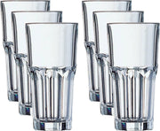 12x Longdrinkglazen 310 ml - 31 cl - Longdrink glazen - Water/sap/koffie/thee glazen - Longdrink glazen van glas