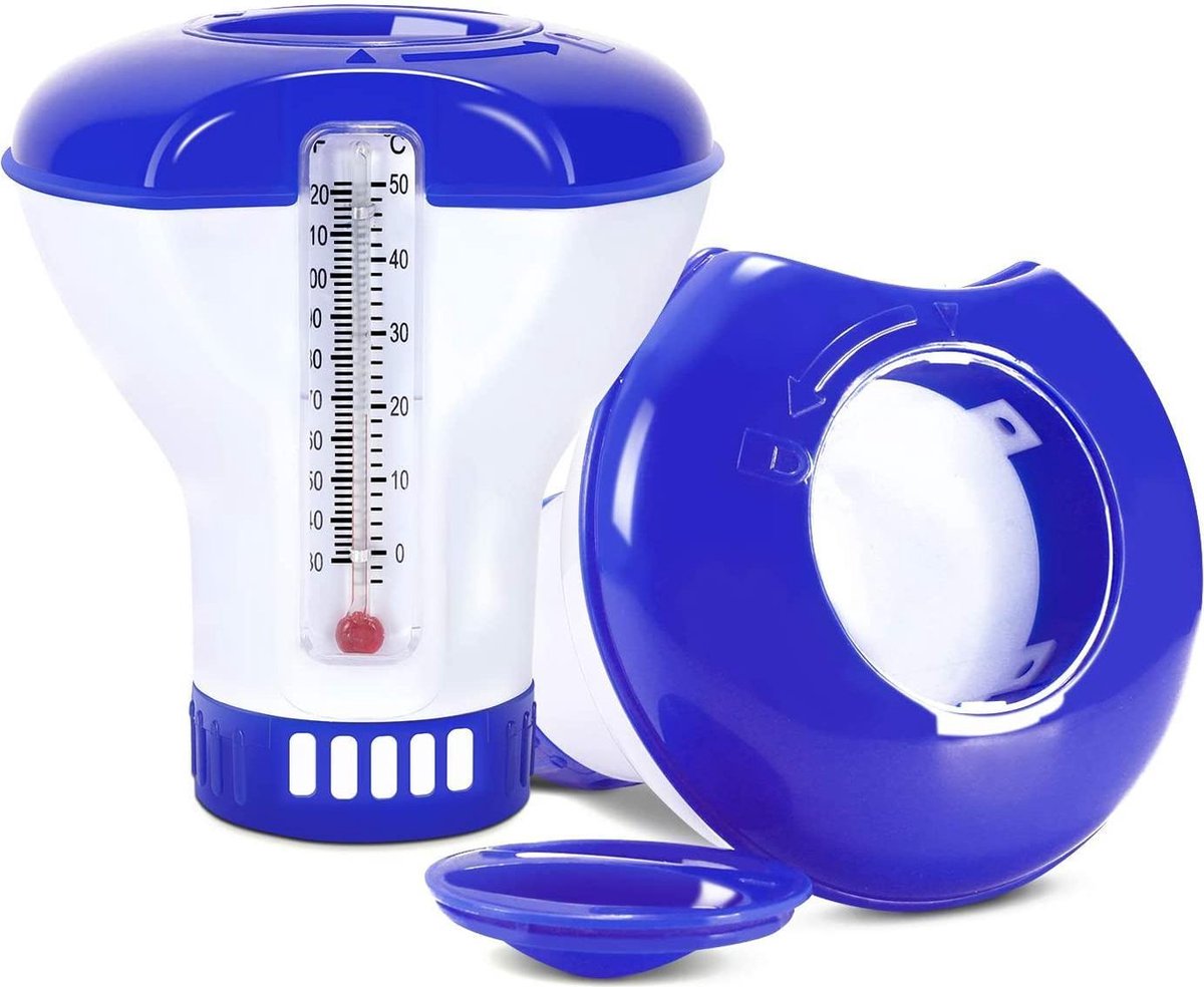 Premium Chloordrijver | Chloordispenser Zwembad | Chloorverdeler | Chloortabletten Jacuzzi Dispenser|