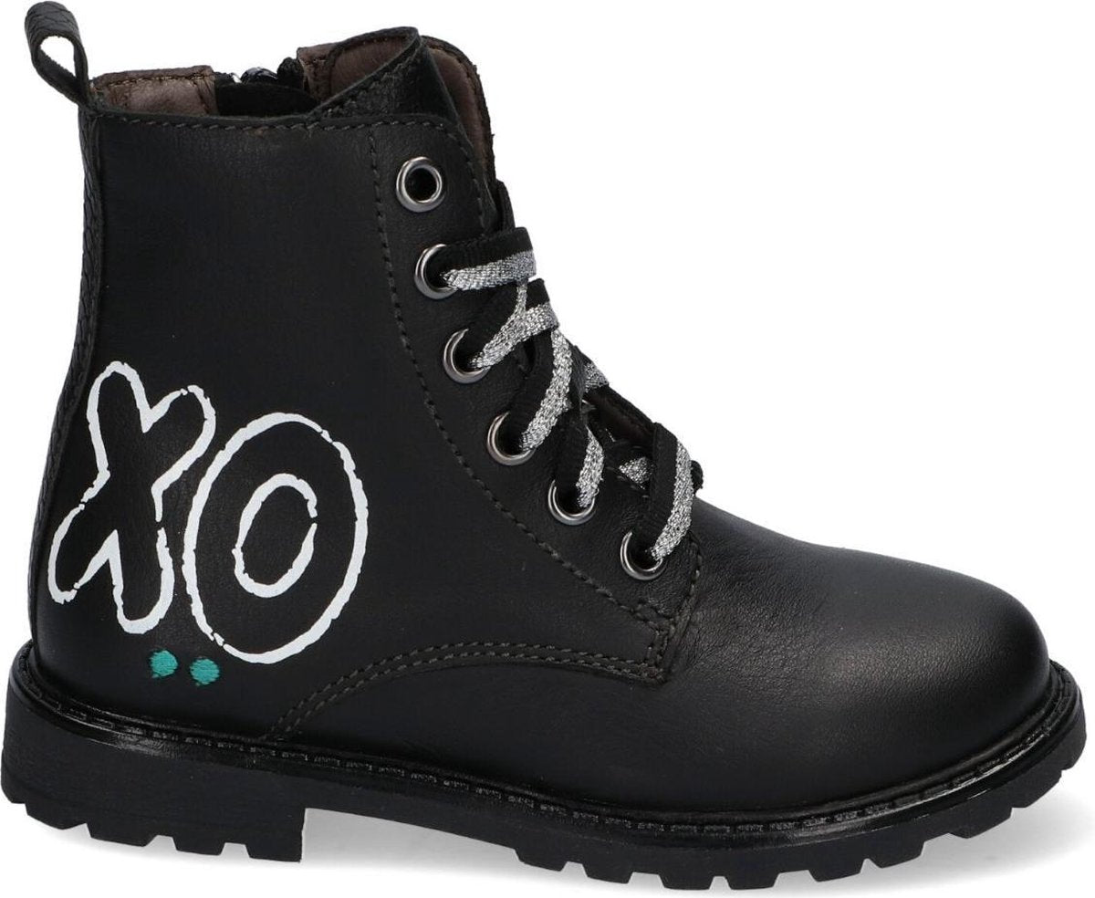 Bunnies JR 220860-589 Meisjes Biker Boots - Multicolor - Leer - Veters