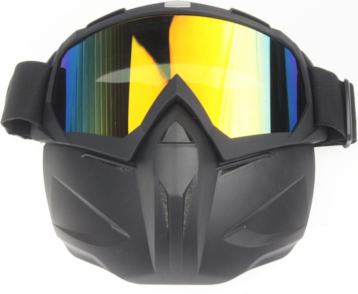 Dark mask / donker masker | motormasker | Goud Reflectie - masker voor de motor
