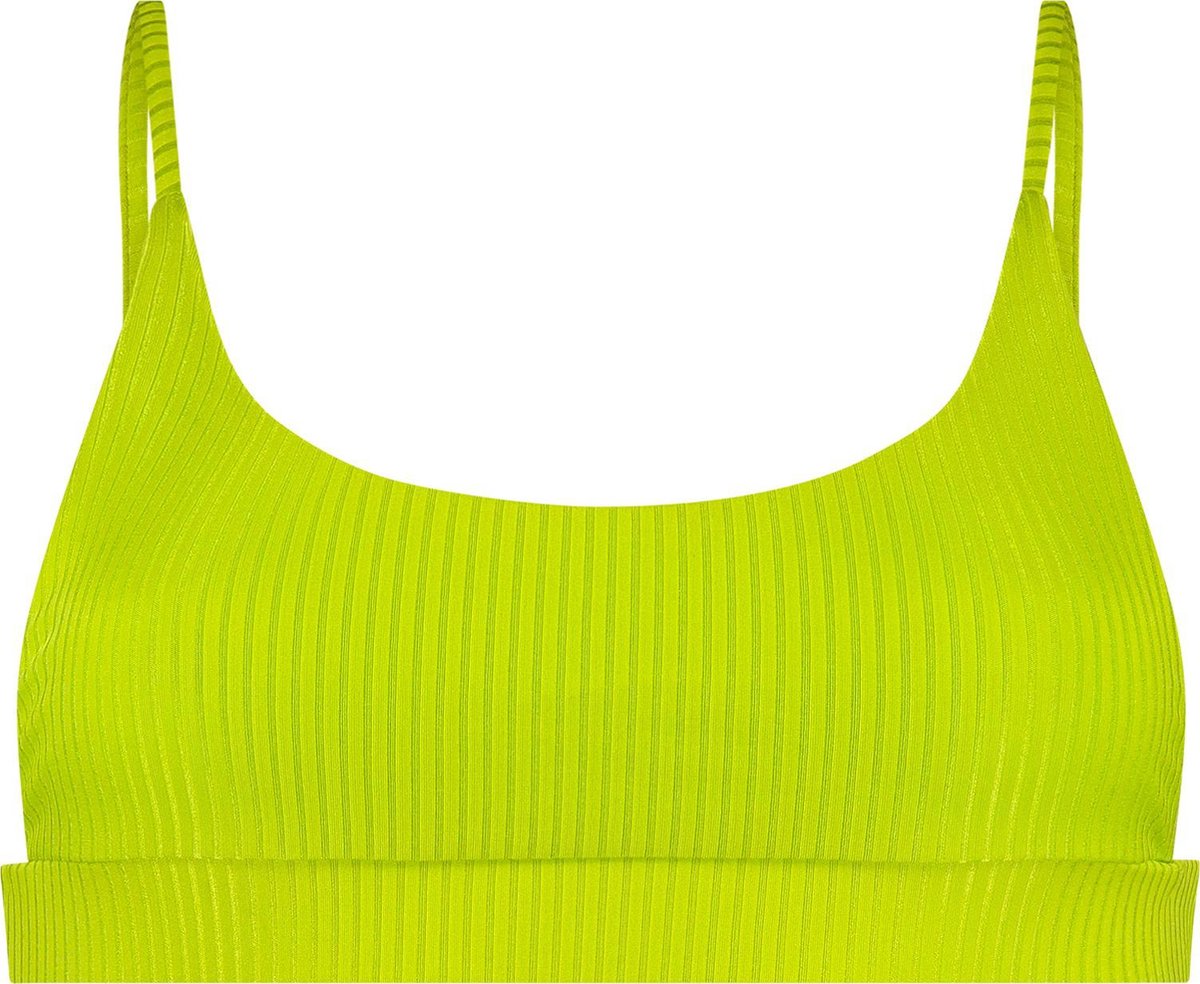 WALLIEN - Dames Bikini Top Sport - Sea Foam - Geel