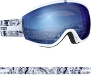 Salomon Ivy Sigma Sneeuwbril - Dames Fit & Comfort - Maximaal Gezichtsveld - White Glitch/Sky Blue