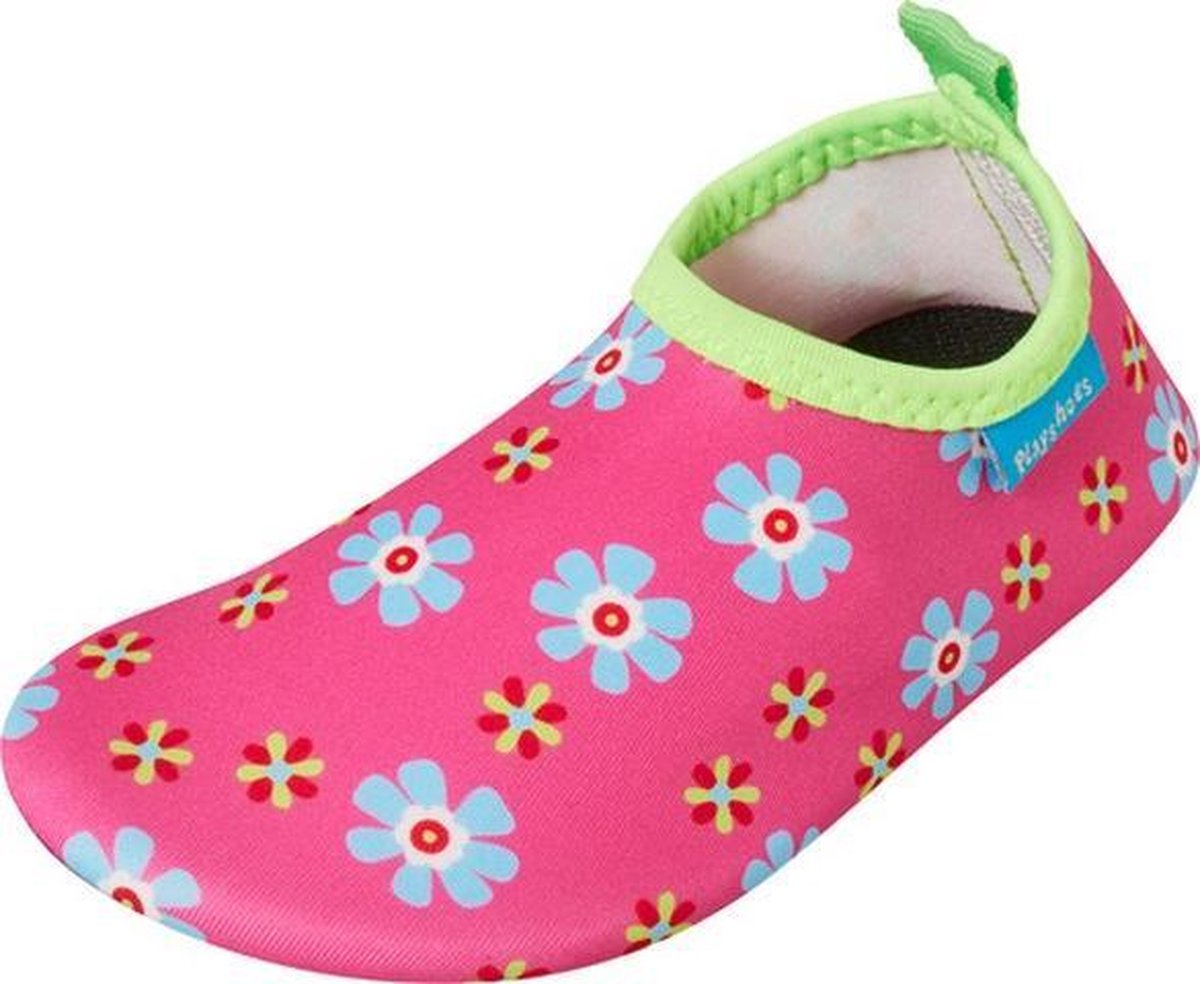 Playshoes waterschoenen Roze met bloemen