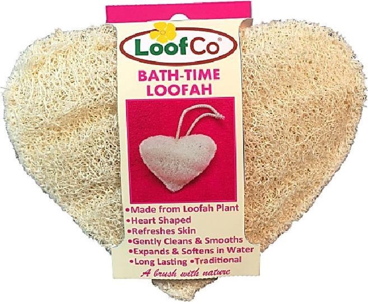Bad en douche spons hartvormig Loofco