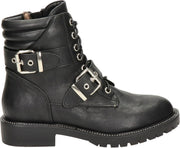 Dolcis dames bikerboot - Zwart zwart - Maat 42