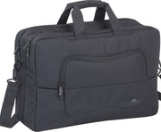 RivaCase - Laptop Schoudertas - 17 Inch - Extra vak voor 10.1 Inch tablet - Zwart