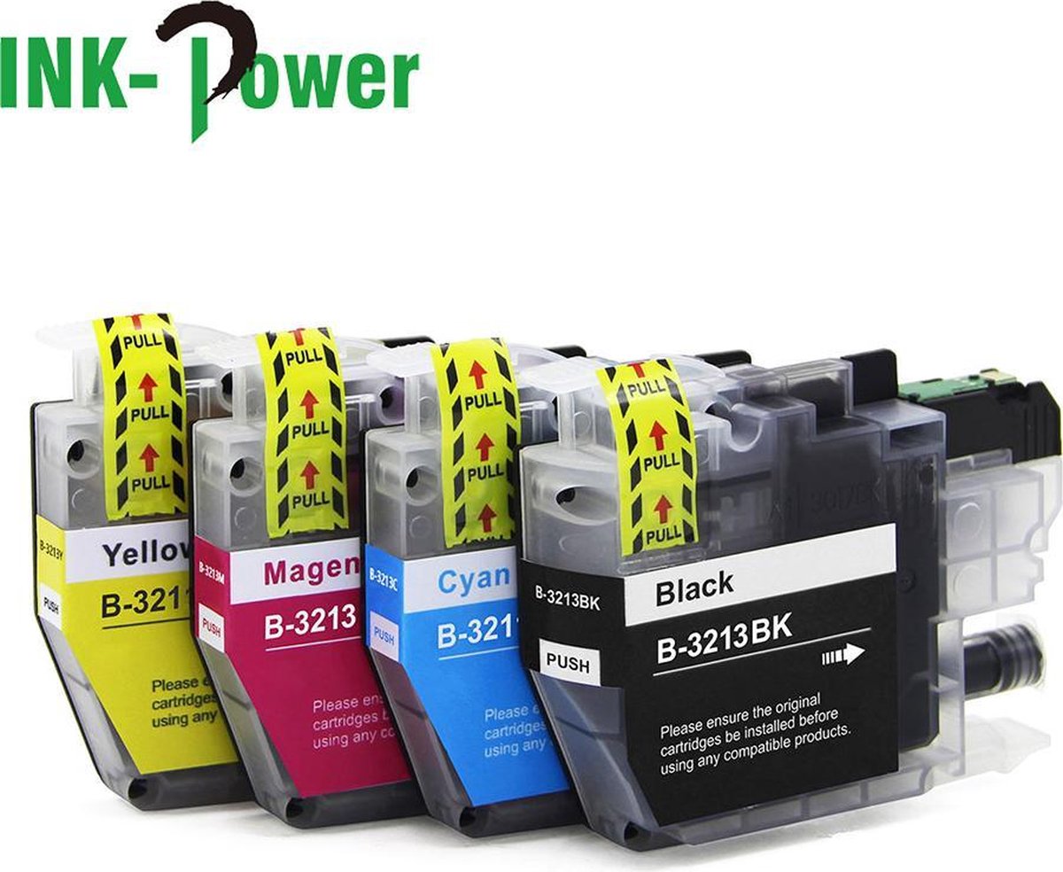 Inktcartridges voor Brother - LC3213 multipack van 4 kleuren voor Brother MFC-J491DW