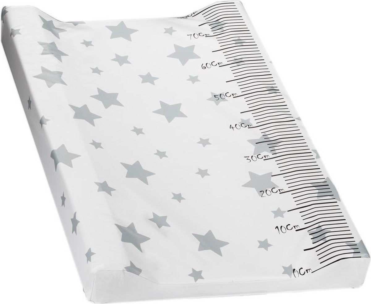Interbaby Aankleedkussen Ster 80 X 55 Cm Pvc Wit