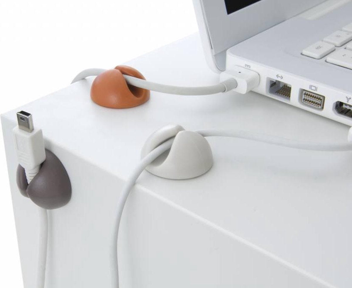 Bluelounge Cabledrop 6-pack Opgeruimde Kabels - Muted