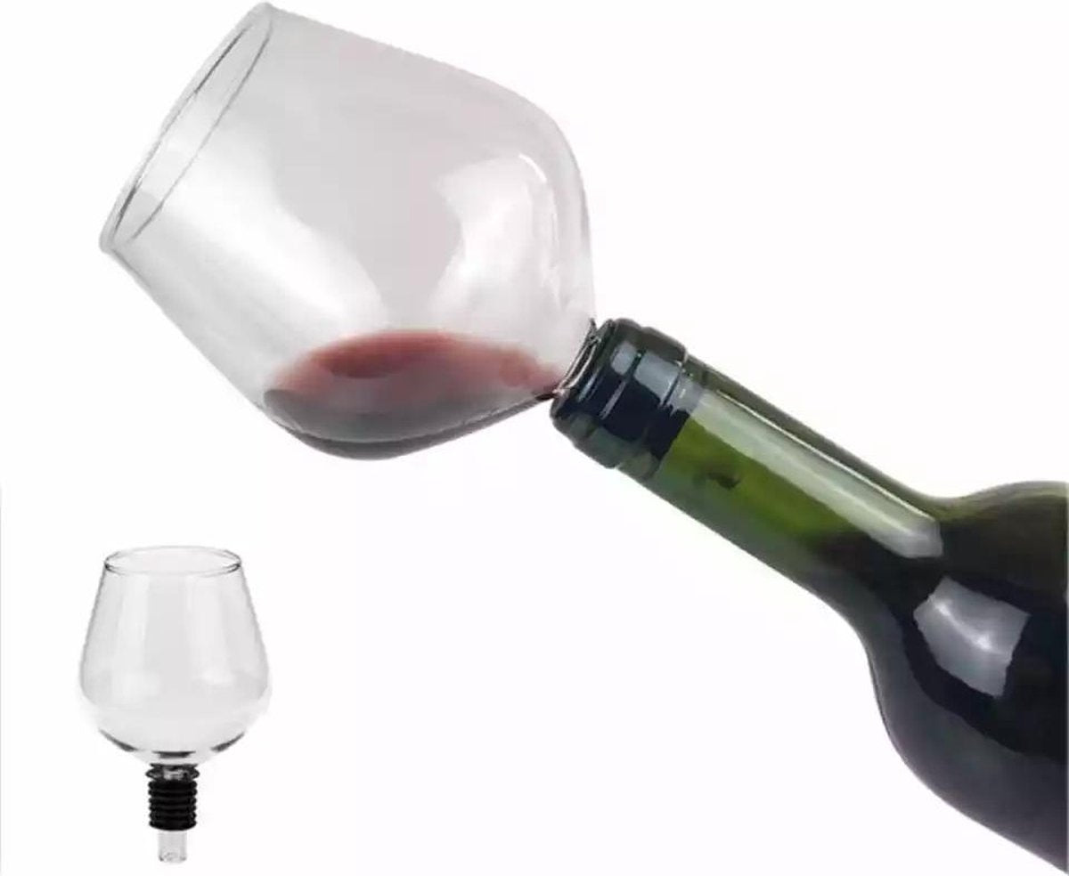 VSE wijnfles glas opzetstuk 9