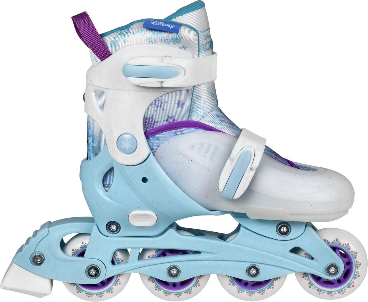 Powerslide Frozen - Junior  Inlineskates - Maat 27-30 - Unisex - wit/blauw/paars