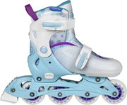 Powerslide Frozen - Junior  Inlineskates - Maat 27-30 - Unisex - wit/blauw/paars