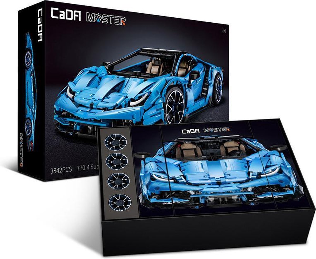 CaDA Lamborghini Centenario - Constructie Bouwset -3842 bouwstenen