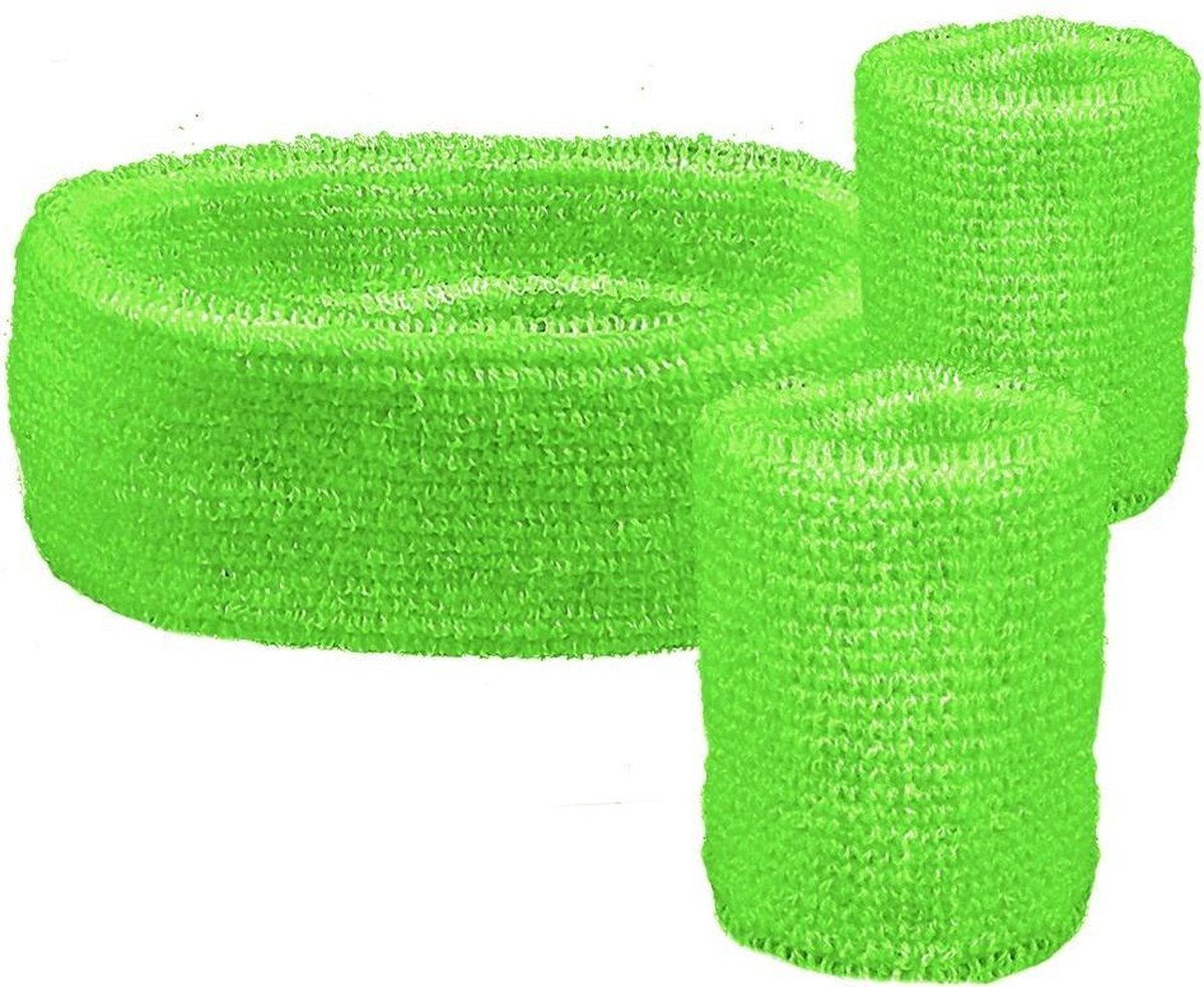 2 Sets haarbandjes met zweetbandjes