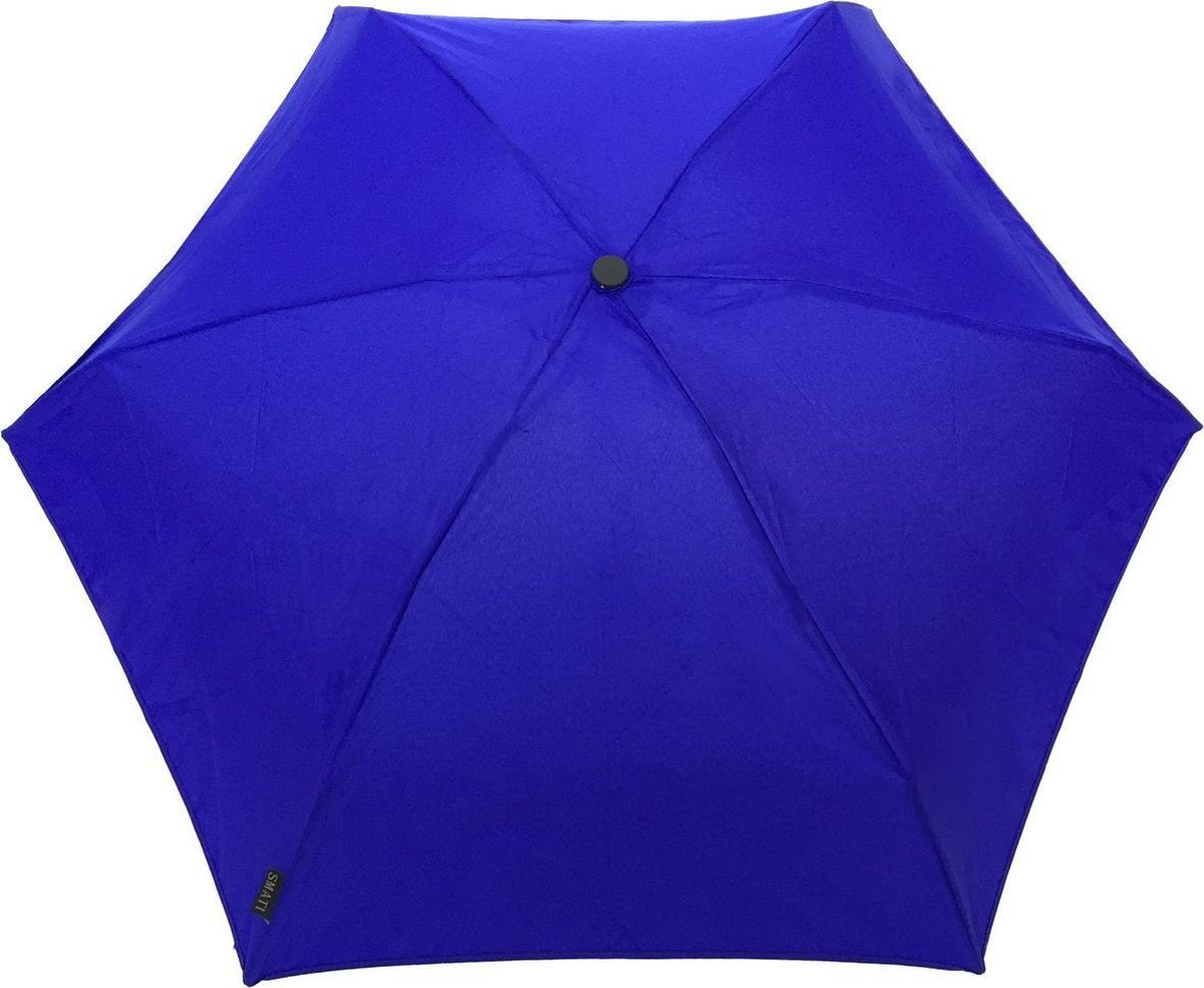 Smati Couleurs  Opvouwbare Paraplu - Mini - Manueel - ø 90 cm - Couleurs   Blauw