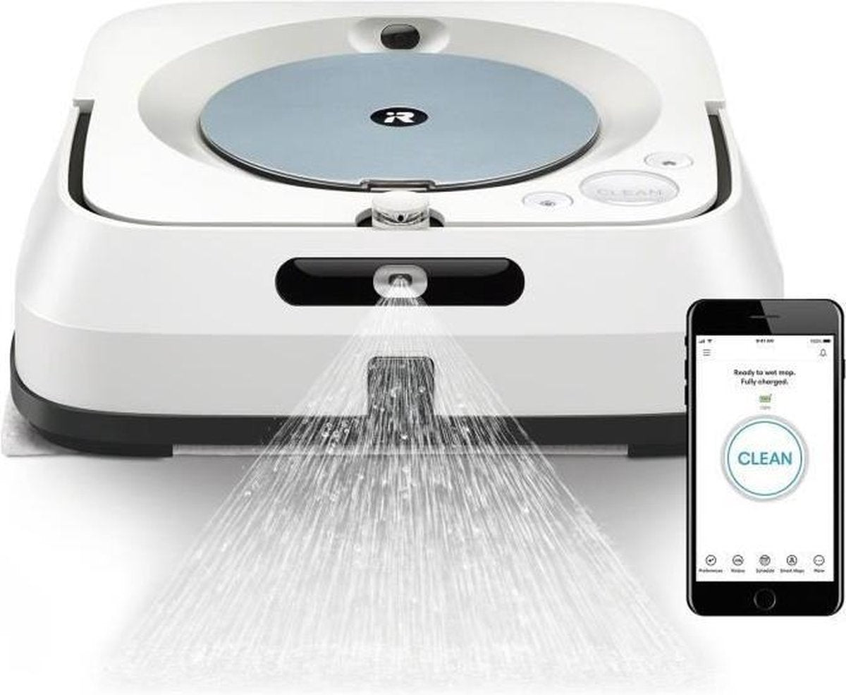 iRobot BRAAVA M6134 - Robotstofzuiger - Wit