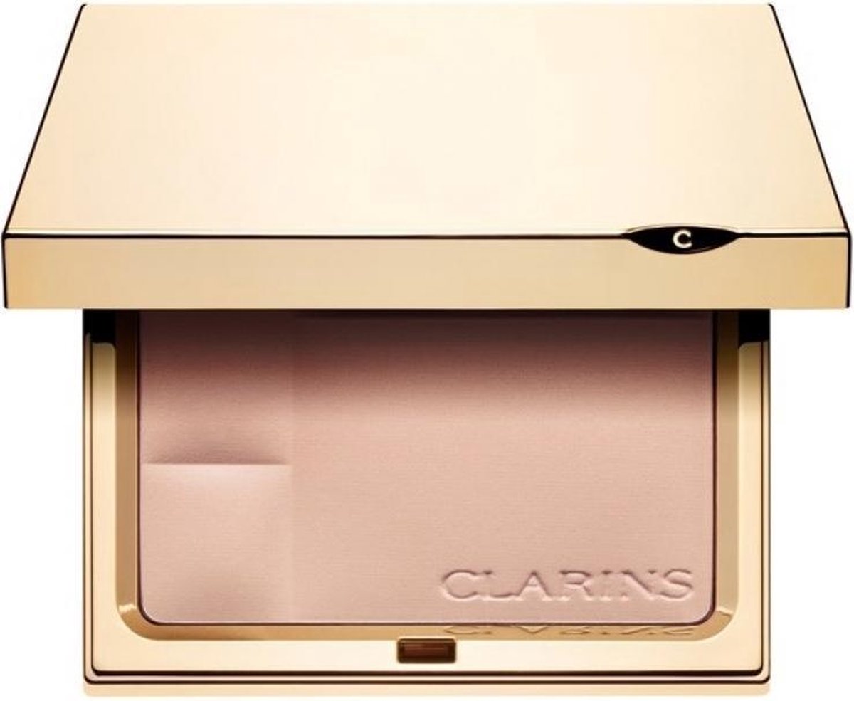 Clarins Ever Matte Poudre Compact Minérale Poeder 10 gr - 00 - Transparent Opale
