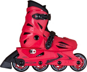 Roces Orlando III  Inlineskates - Maat 36-40 - Unisex - rood/zwart