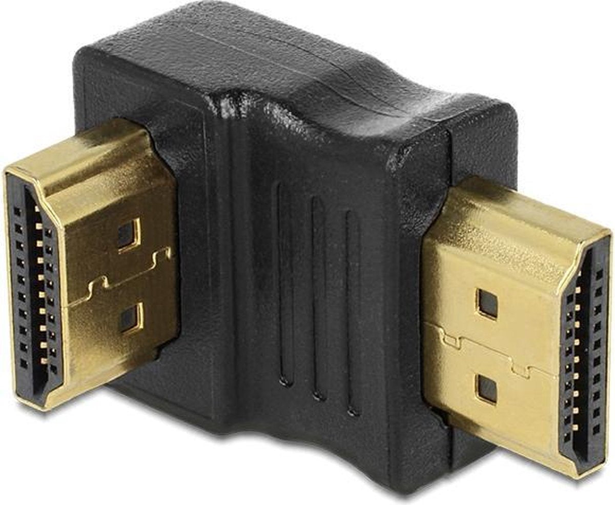 Delock - Adapter HDMI Stecker - HDMI Stecker 90° unten
