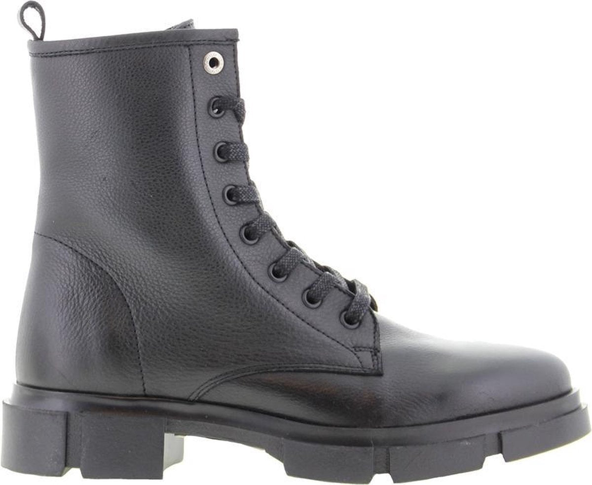 Tango | Romy 8-b   black leather boot - black sole | Maat: 38