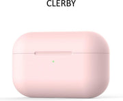 Airpods Pro Case - Airpods Pro Hoesje - Airpods Pro Cover - Airpods Pro Bescherming - Airpods Pro Case - Roze