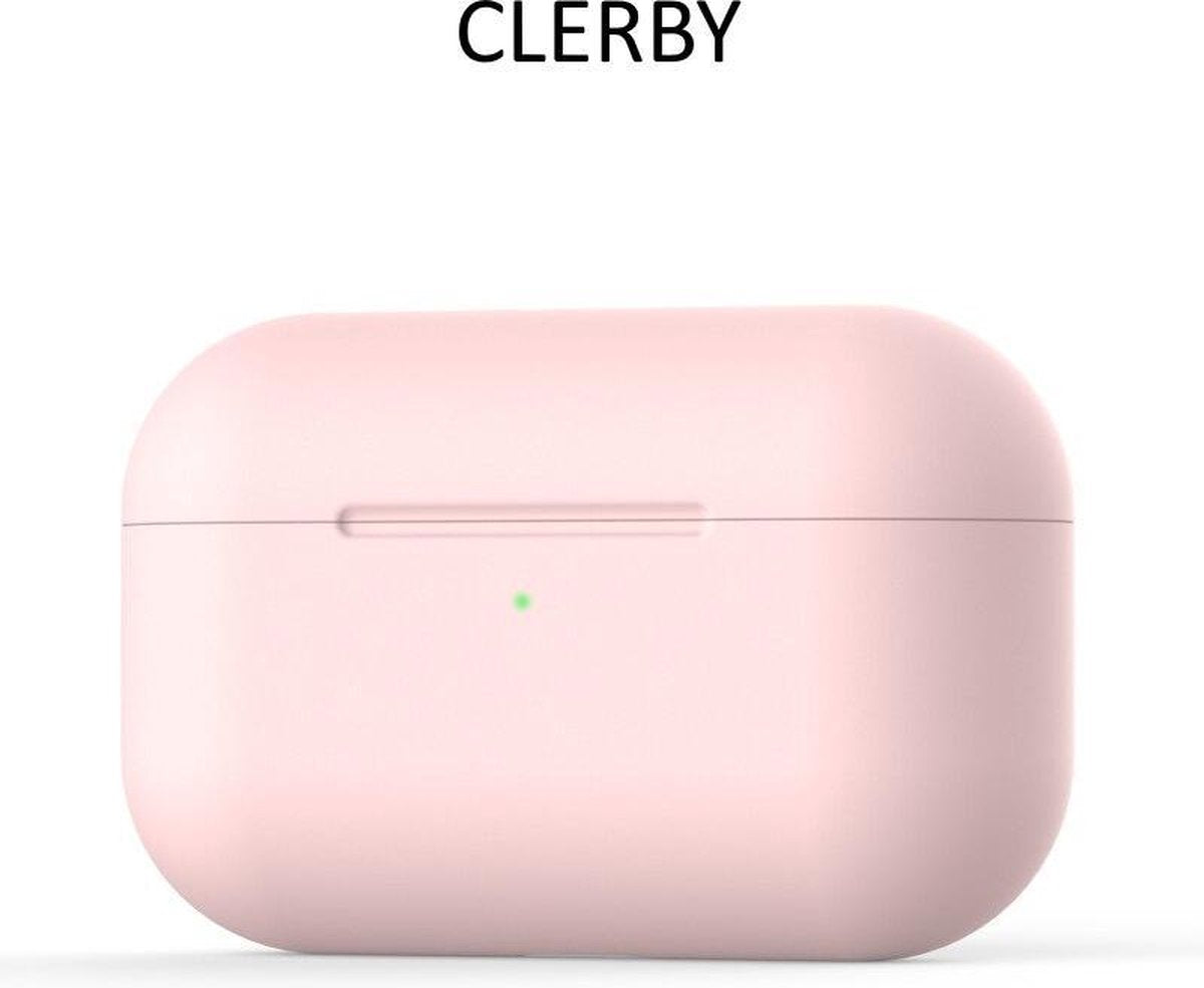 Airpods Pro Case - Airpods Pro Hoesje - Airpods Pro Cover - Airpods Pro Bescherming - Airpods Pro Case - Roze