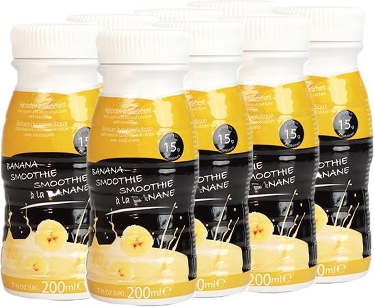 Protiplan | Tray Proteïne Smoothie Banaan | 8 x 250 ml | Fruitige Smoothie Eiwitdieet | Voordeelpak | Snel afvallen zonder poespas!