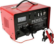 Perel Draagbare enkelfasige accu auto lader voor 12/24V lood-zuurbatterijen