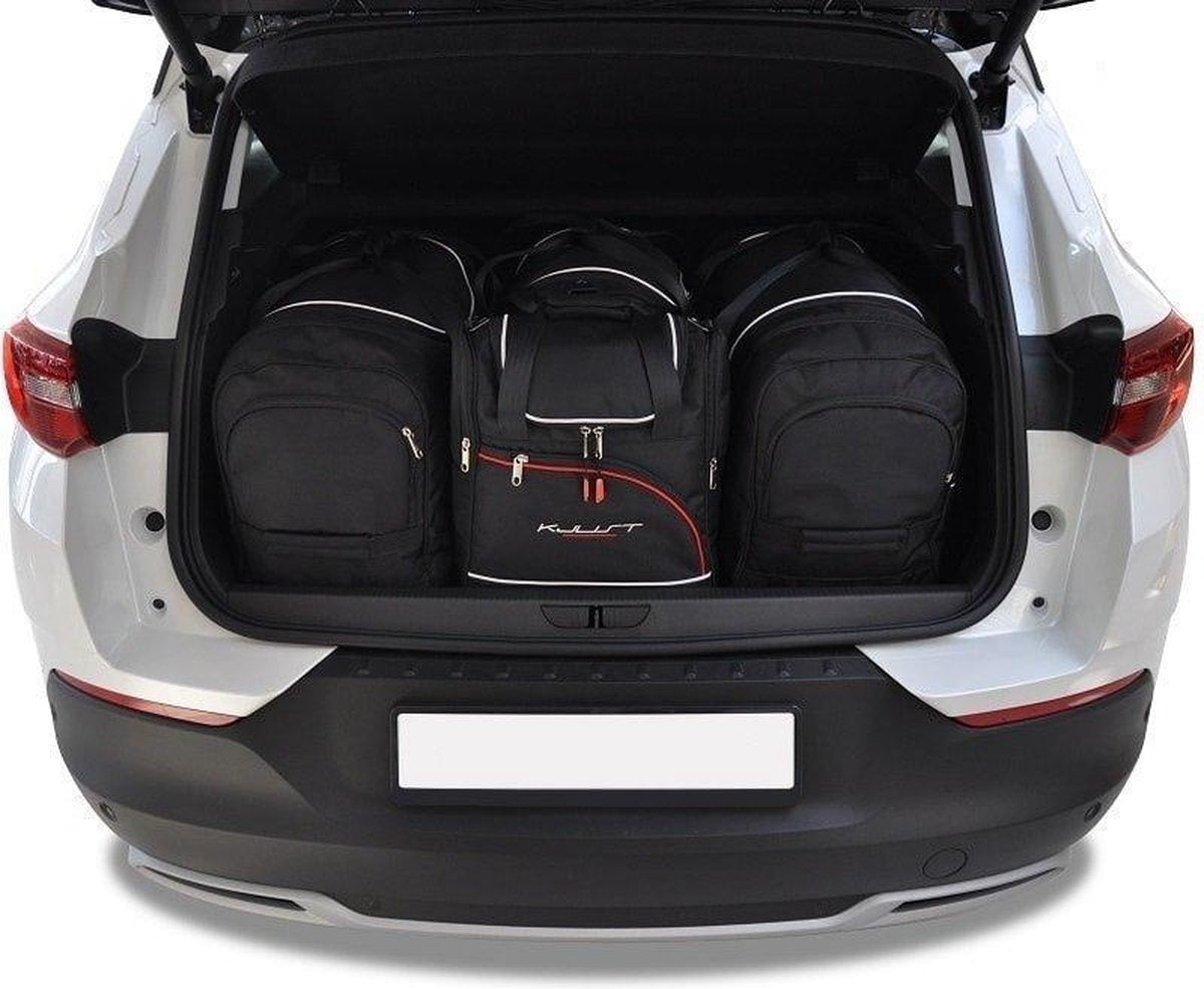 OPEL GRANDLAND X 2017+ 4-delig Reistassen Op Maat Auto Interieur Kofferbak Organizer Accessoires