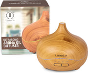LimberLux Aroma Diffuser inclusief 3 Etherische Oliën - Vernevelaar voor Essentiële Olie - Aroma Verspreider  - Aroma Verdamper