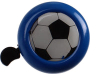 M-wave Fietsbel Voetbal 53 Mm Staal Blauw/zwart