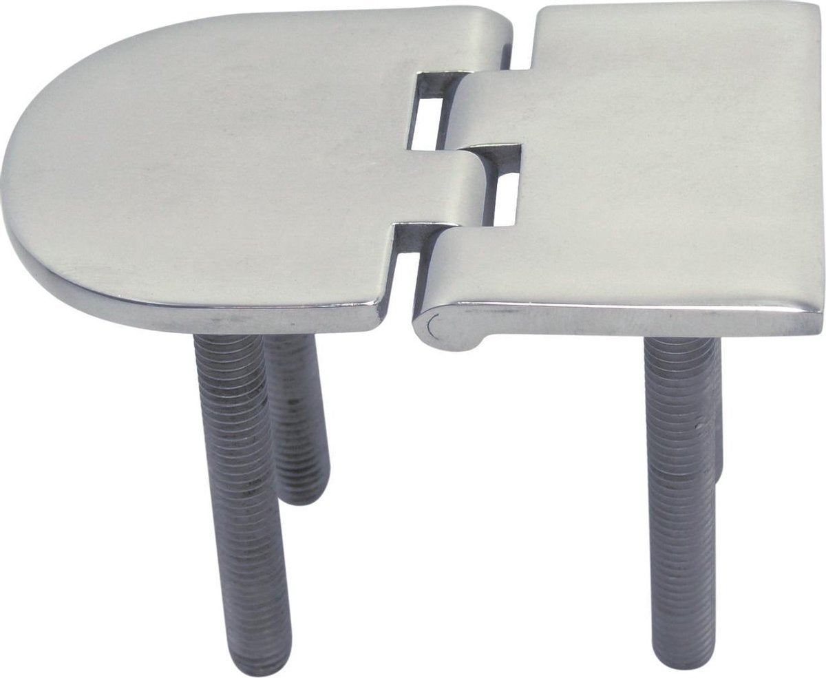 Luikscharnier - 70x40x4 - Rvs 316 - Knoop onder