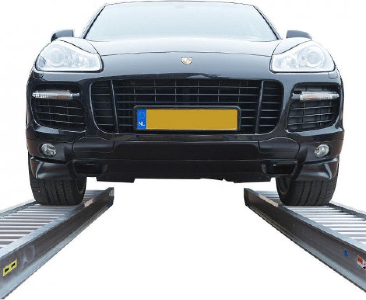 Datona® - Aluminium oprijplaten auto - 250 cm - 4 ton (2 stuks)