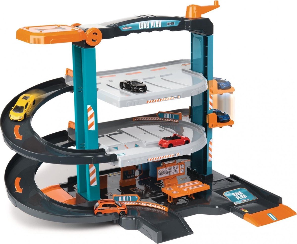 MAJORETTE Garage City Flex + 5 Veh