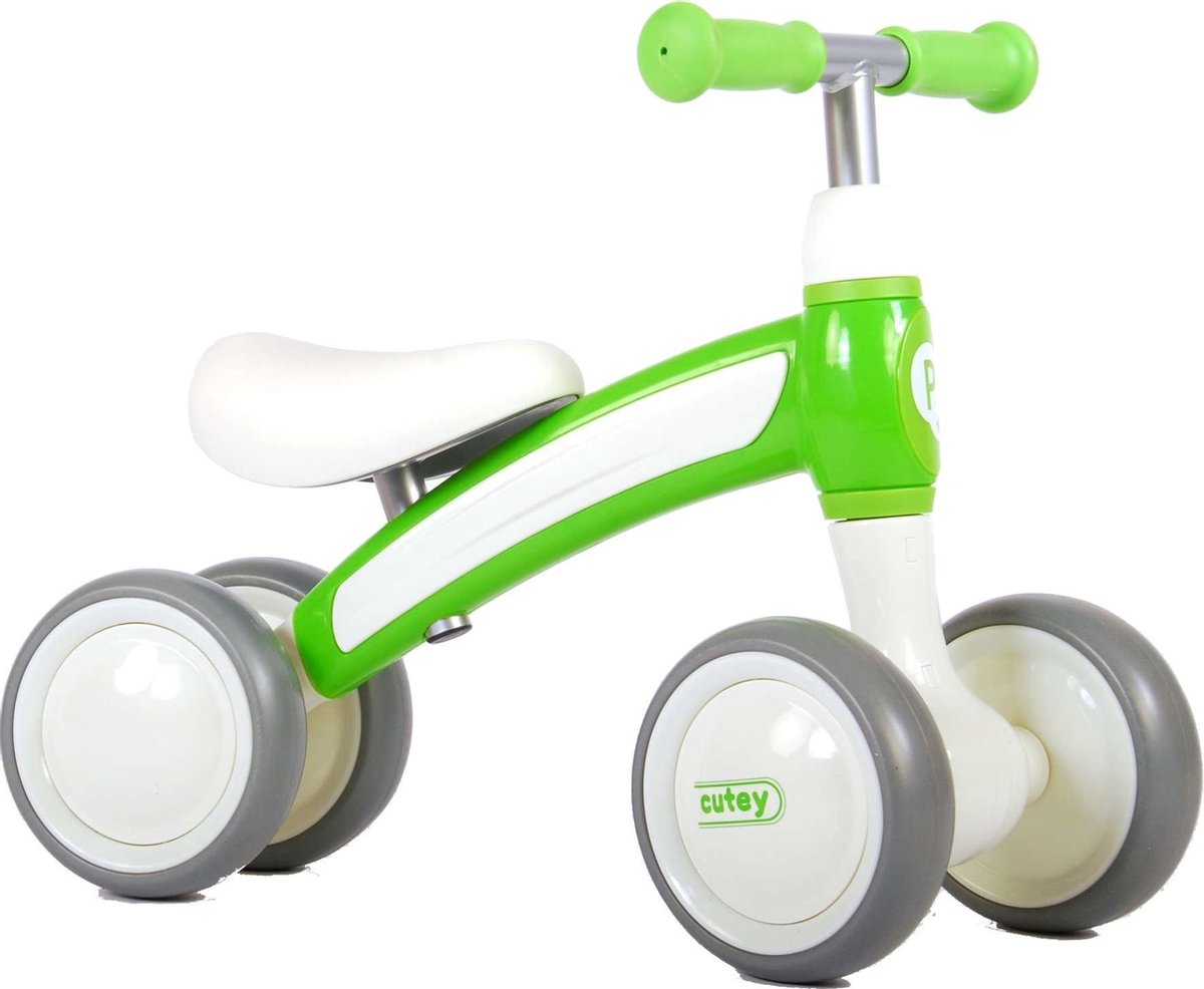 QPlay Cutey Ride On Loopfiets - Jongens en Meisjes - Groen